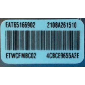 MODULO DE WIFI LG / EAT65166902 / LGSBWAC03 / 2108A261510 / MODELOS 43UP8000PUA / 50UP8000PUA / 50NANO80UPA / 43NANO75UPA / 75UP8070PUA / 55NANO75UPA / 65UP8000PUA / 65UP7000PUA  / 75NANO80UPA / 65NANO75UPA / 43UP7000PUA / 55UP8000PUR / 65NANO80UPA 